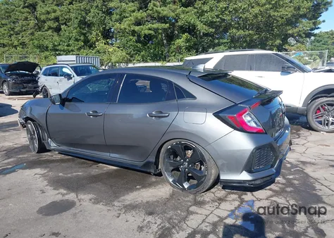 2017 Honda Civic Sport из США, поврежденный, VIN SHHFK7H44HU415936